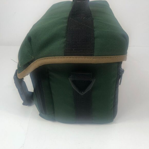 Tundra Targa Padded Camera Bag Green Tan SLR DSLR Organizer Made in Korea - Picture 5 of 12
